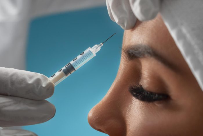 cosmetic-botox-injection-female-forehead